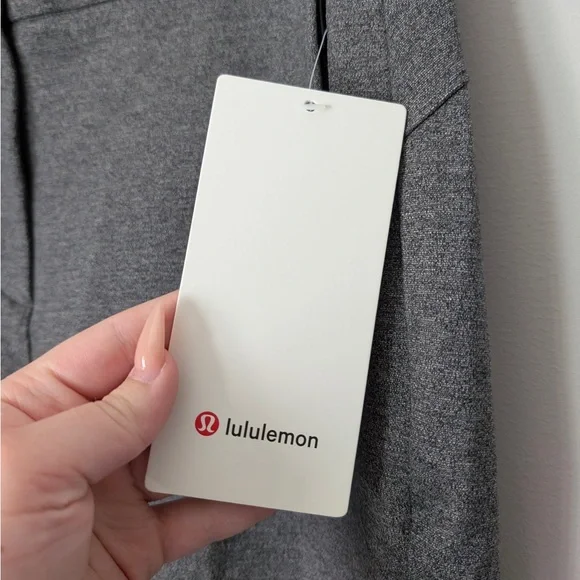 NWT Lululemon Gray Straight-Leg Workwear Pants - Picture 3 of 4